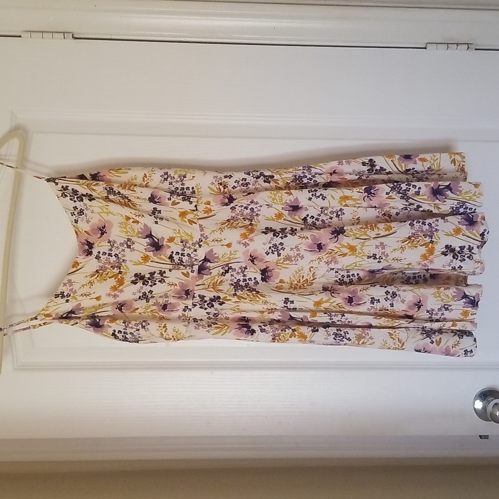 Old Navy Floral Flared Skirt Dress